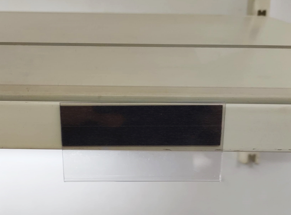 Suport cu bandă magnetică pentru etichete 100 x 50 mm