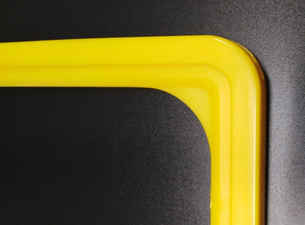 30039 - Ramă plastic galben format A4