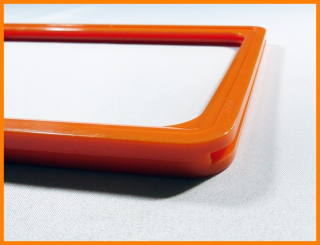 30022 - Ramă plastic portocaliu format A5